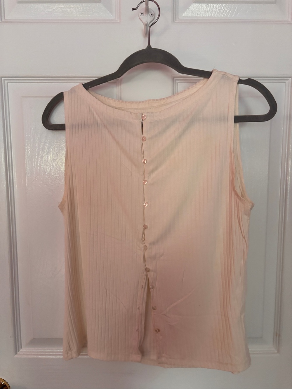 Abercrombie & Fitch Ribbed Button-Front Tank - Picture 2 of 4